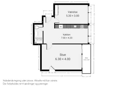 Visual presentation of the listing
