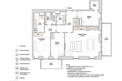 Visual presentation of the listing