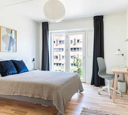 room Værelse i moderne lejlighed på Teglholmen