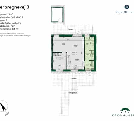 townhouse Charming 2-bedroom townhouse in Odense NW