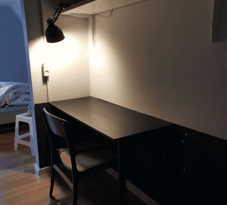 apartment Carlsberg byen møbleret lejlighed med loft til kip