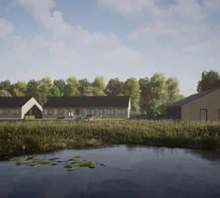 townhouse Nyt flot rækkehus i Klosterlunden 