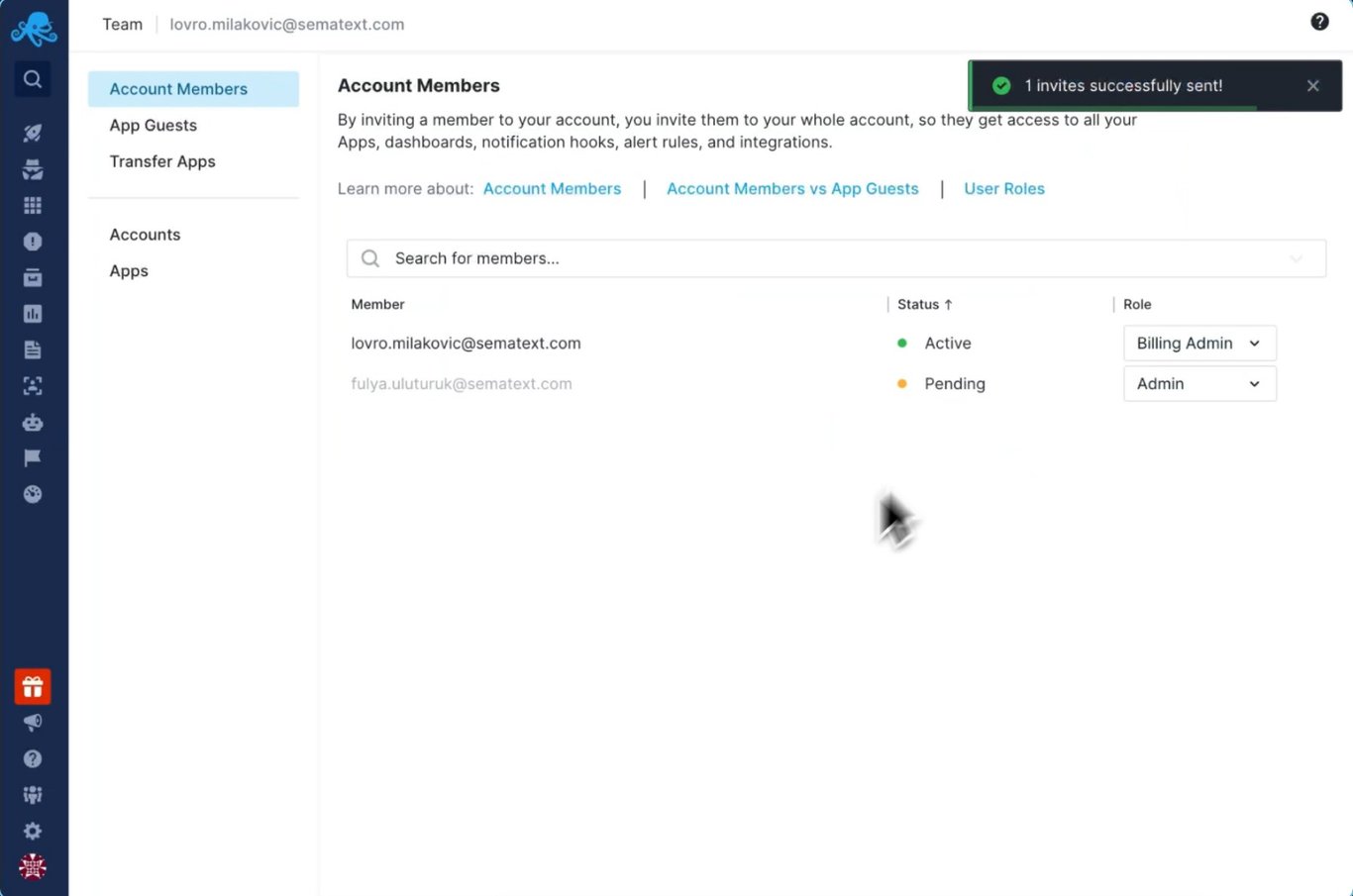 TechDogs-"Tool 1: SemaText Enterprise"-"An Image Showing The User Interface Of SemaText Enterprise"