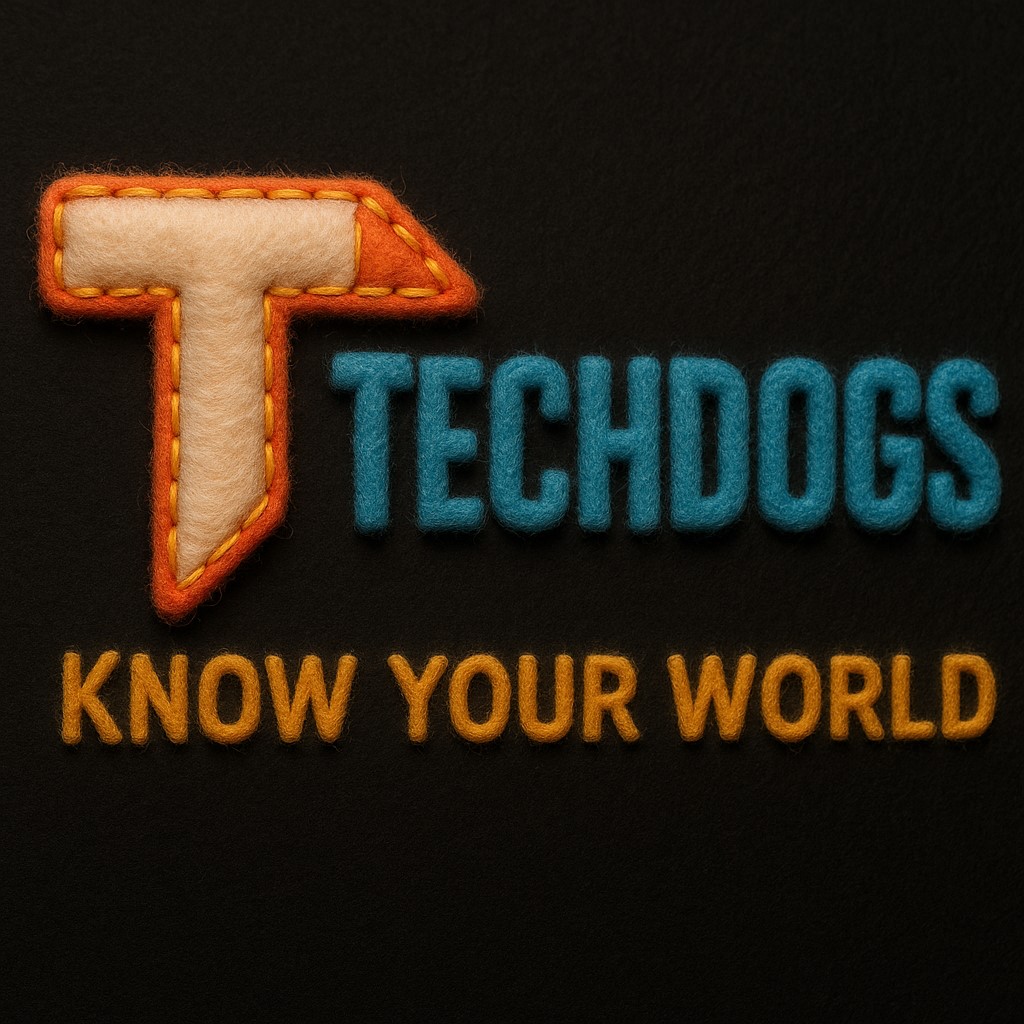 TechDogs-"A 3D Render Of TechDogs' Logo In Felt, Generated By ChatGPT"