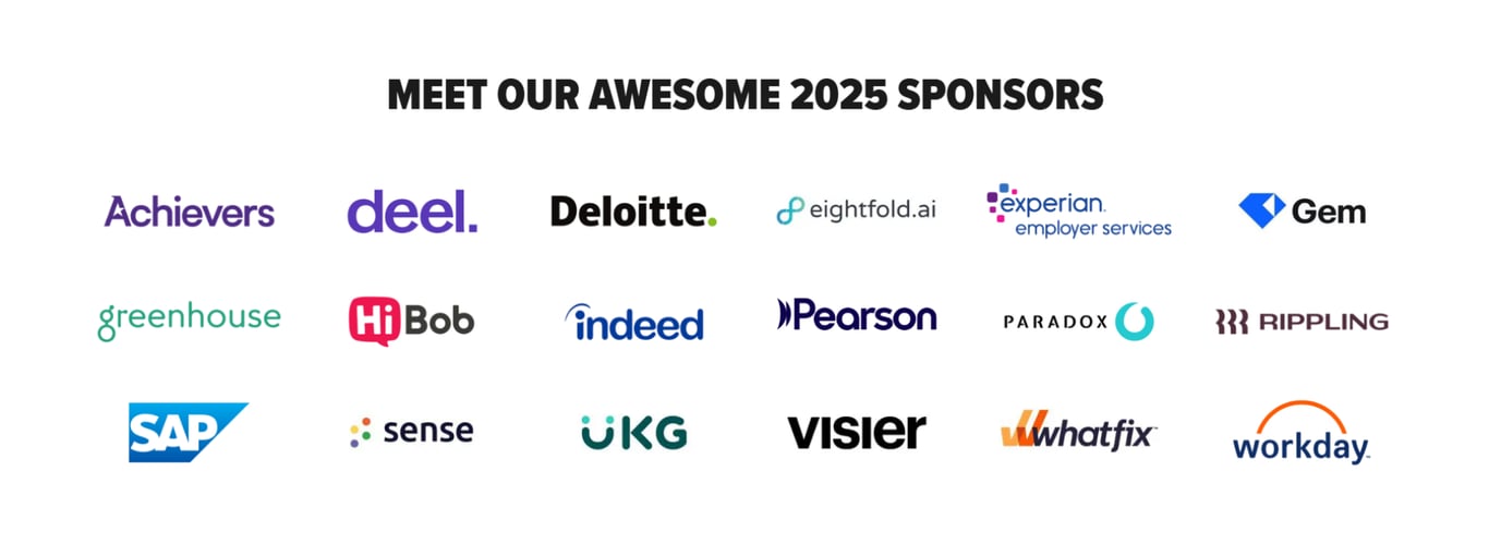 TechDogs-"An Image Of The 2025 Sponsors Of UNLEASH America 2025"