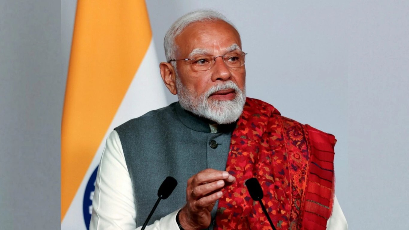 TechDogs-"An Image Of Indian Prime Minister Narendra Modi At The Paris AI Action Summit"