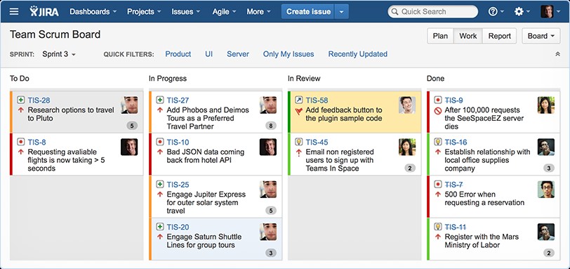 TechDogs-"Tool 2: Jira"-"A Screenshot Of The Dashboard Of Jira"