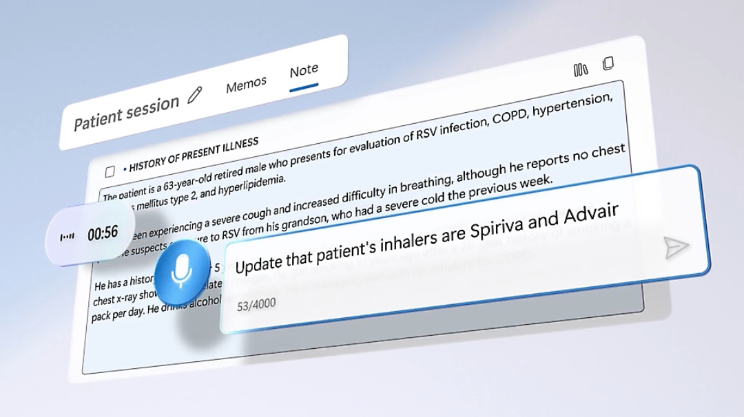 TechDogs-"An Image Depicting Microsoft's Dragon Copilot Voice AI Assistant"
