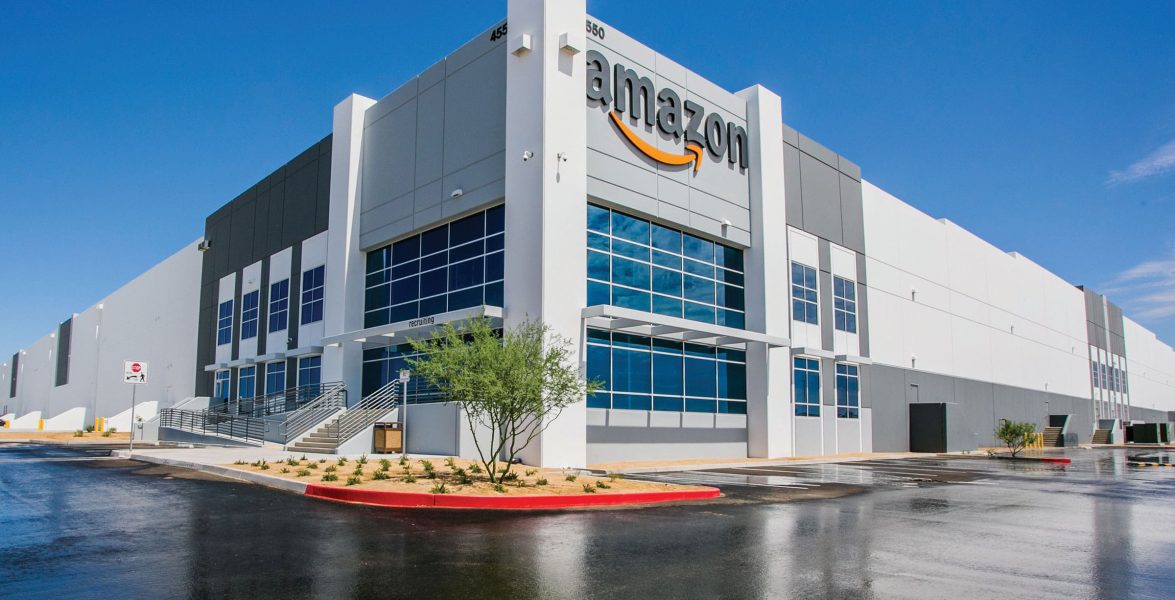 TechDogs-"An Image Showing An Amazon Building"