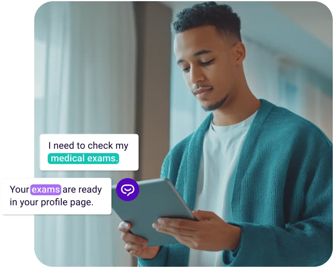 TechDogs-"An Image Depicting Talkdesk's AI Agents For Healthcare"