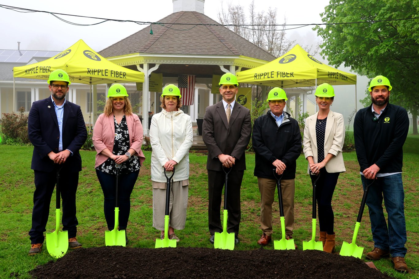 TechDogs-"An Image Of Ripple Fiber Breaking Ground In Holden, Massachusetts"