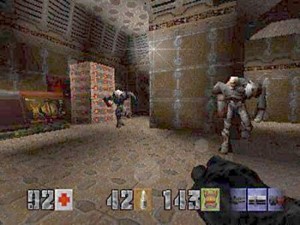 TechDogs-"Comparing The Past And Present"-"An Image Showing A Frame From Quake II On PlayStation"