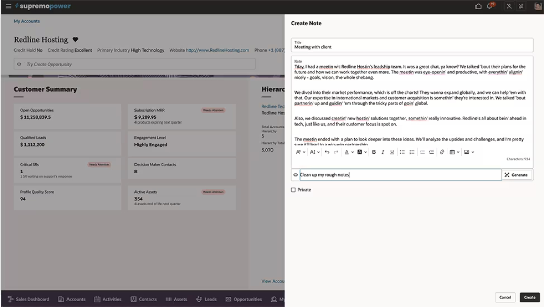 TechDogs-"An Image Of Oracle's Agentic AI Capabilities In Action"