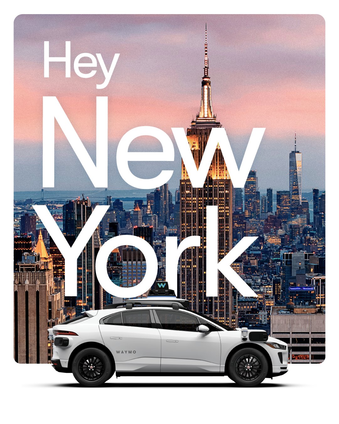 TechDogs-"An Image Announcing Waymo's Entry To New York As Used In The Post"