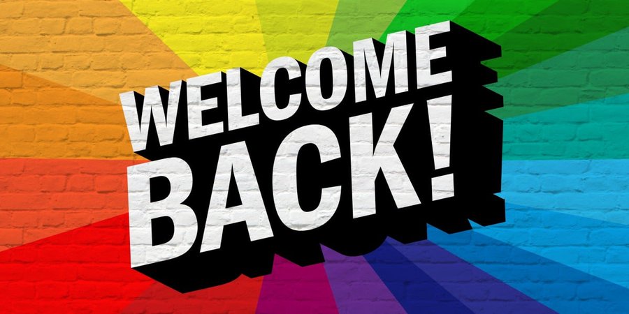 TechDogs-"An Image With A Text On The Wall That Reads "Welcome Back!""