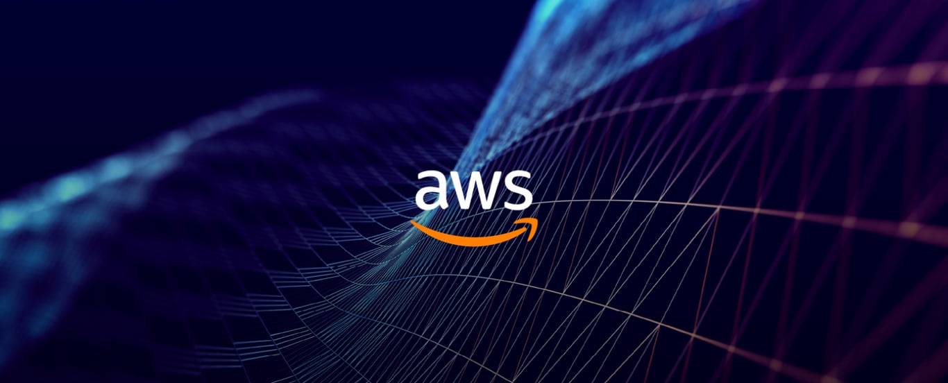 TechDogs-"An Image Showing AWS Logo With A Background"