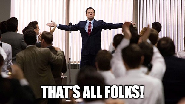 TechDogs-"Conclusion"-"A Meme Based On The Movie The Wolf Of Wall Street"