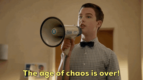 TechDogs-"Proven Strategies To Avoid Hidden Costs Of Poor Asset Management"-"A Gif Of A Boy Making An Announcement Through Loudspeaker With A Text - The Age Of Chaos Is Over!"