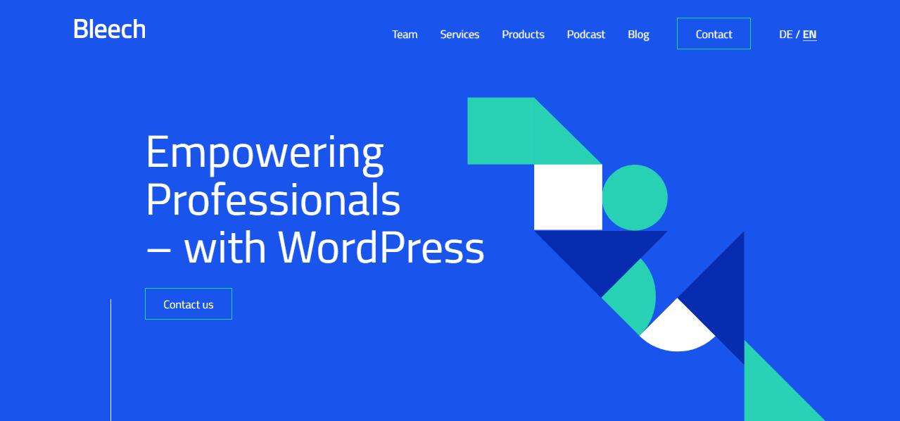 TechDogs-"Example #5: Bleech"-"A Screenshot Of The Website Of Bleech"