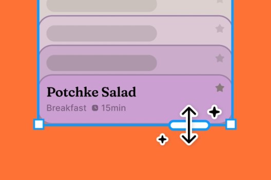 TechDogs-"Content Assistance"-"A Recipe List Interface Featuring "Potchke Salad" With Adjustable Controls Highlighted."