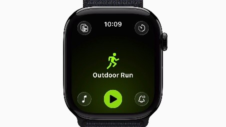 TechDogs-"Workout Buddy"-"An Image Showing Apple’s Revamped Workout Buddy For Apple Watch"