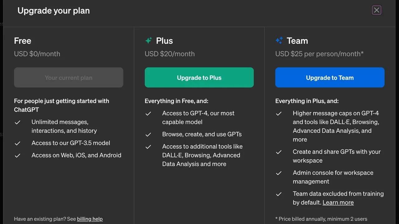 TechDogs-"Subscribe To ChatGPT Plus"-"An Image Showing ChatGPT Voice Mode Upgrade Plan"