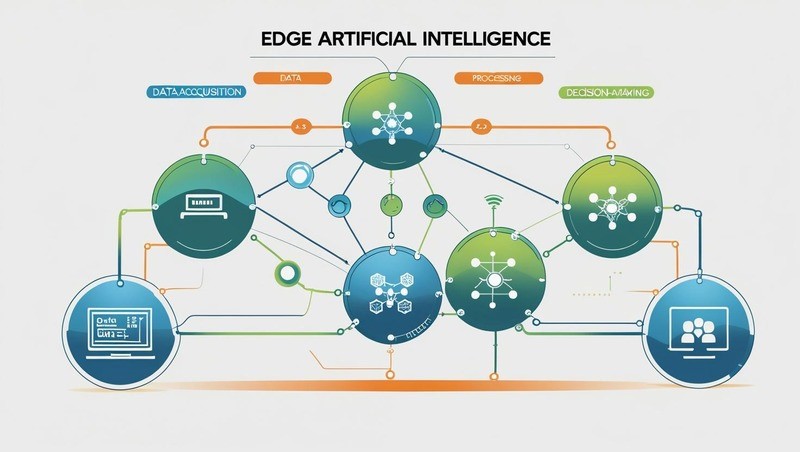 TechDogs-"Working Of Edge Artificial Intelligence (AI)"-"An Image Showing Working Methodologies Of Edge AI"