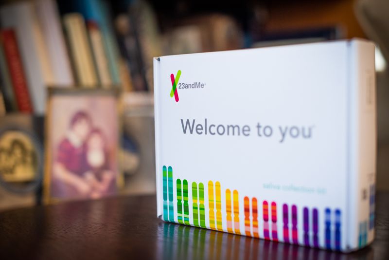 TechDogs-"An Image Of 23andMe's DNA Testing Kit"