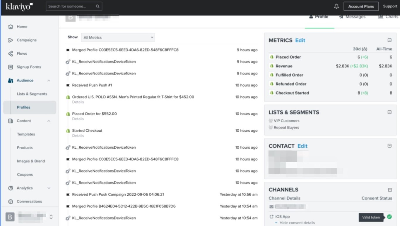 TechDogs-"Tool 5: Klaviyo"-"A Screenshot Of The Dashboard Of Klaviyo."