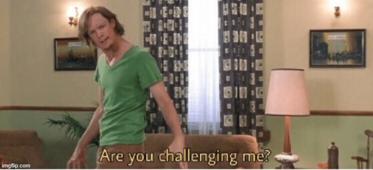 TechDogs-"Can AMD’s MI355 Really Challenge Nvidia’s Dominance In AI Chips?"-"A Meme Showing Nvidia Asking AMD "Are You Challenging Me?""