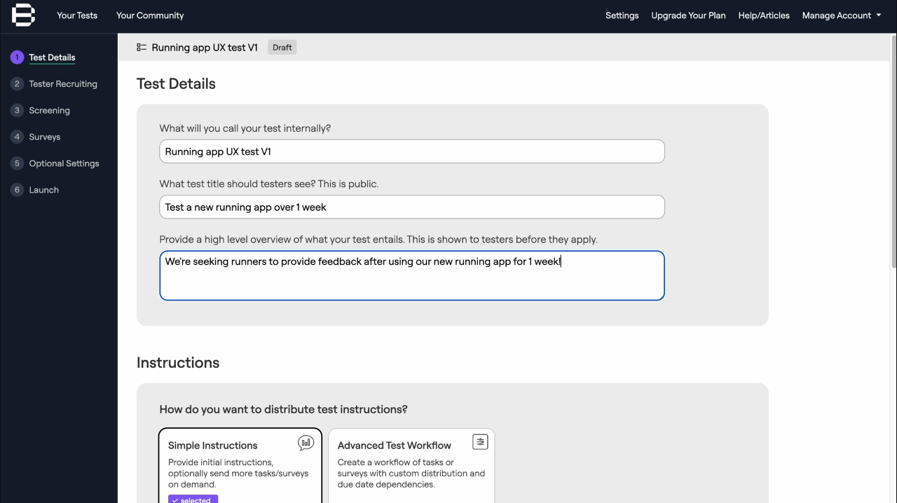 TechDogs-"Tool 2: Beta Testing"-"An Image Showing The Dashboard Of Beta Testing"