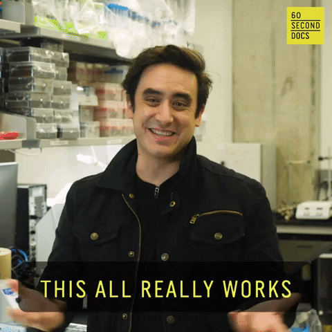 TechDogs-"Key Applications Of ARQs In AI"-"A Gif Of A Man With A Text - This All Really Works"