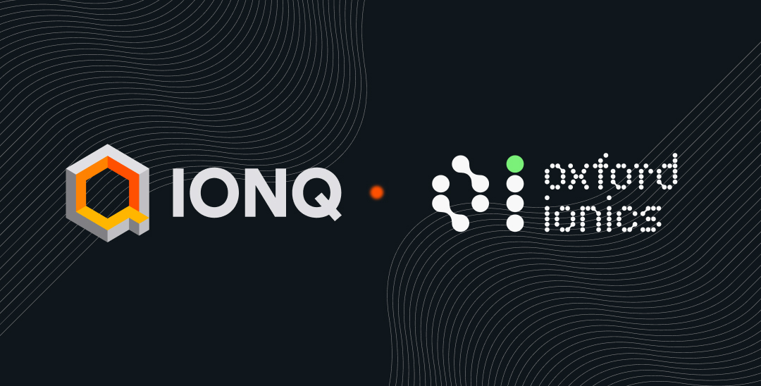 TechDogs-"An Image Showing The Logos Of IonQ And Oxford Ionics"
