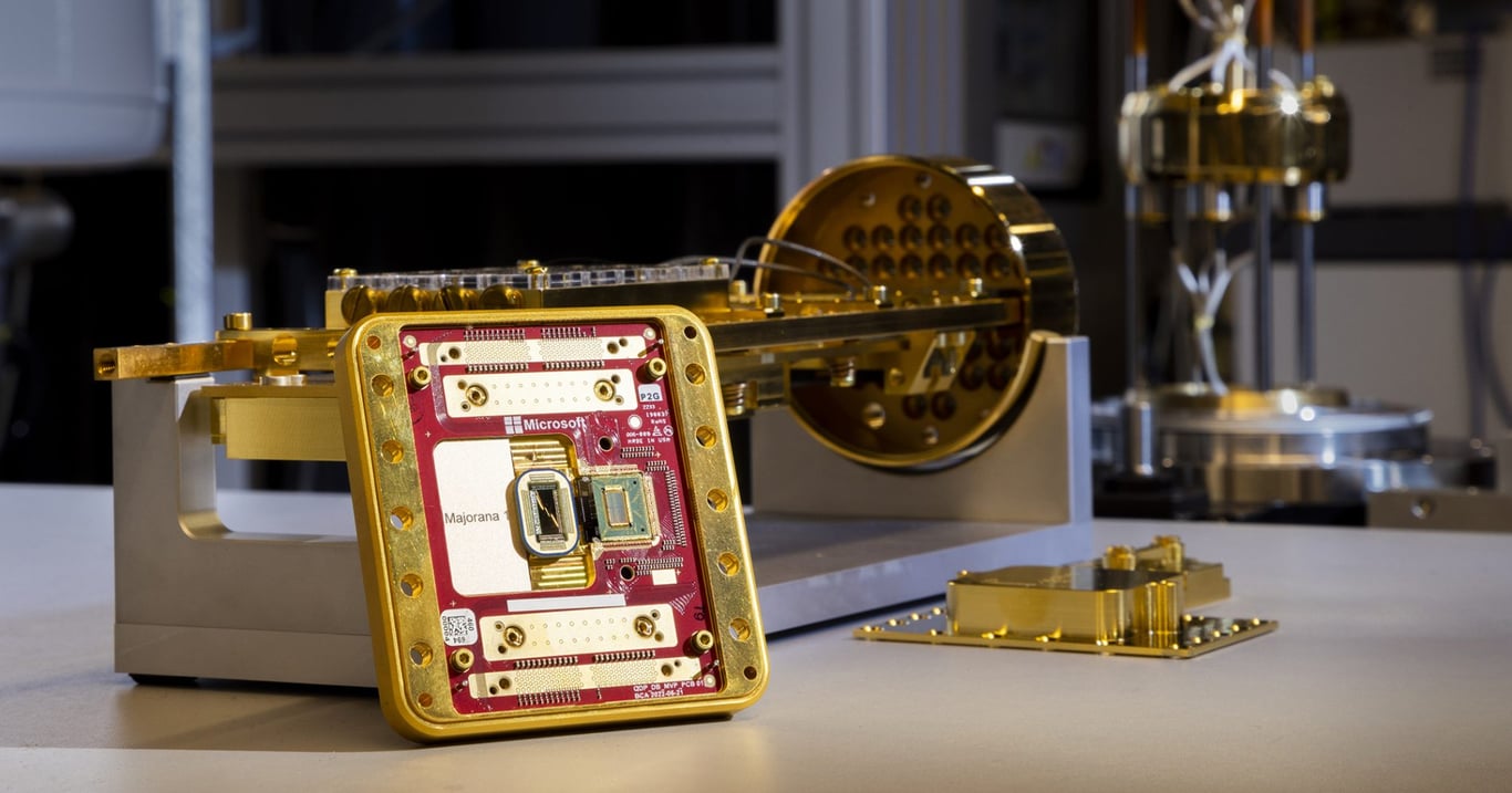 TechDogs-"An Image Of Microsoft's Majorana 1 Chip"