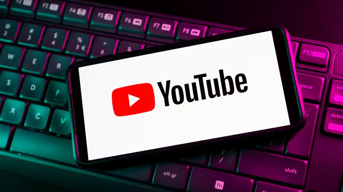 TechDogs-"An Image Showing YouTube Logo On A Phone Screen"