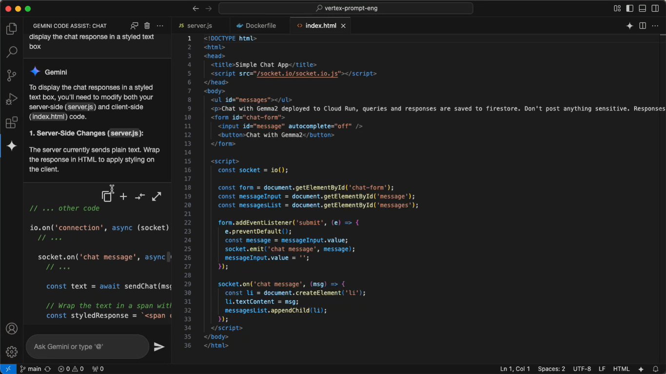 TechDogs-"An Image Depicting Google Code Assist In Action"