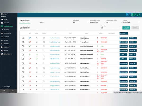 TechDogs-"Tool 3: Bitwave"-"An Image Of The Bitwave Dashboard"