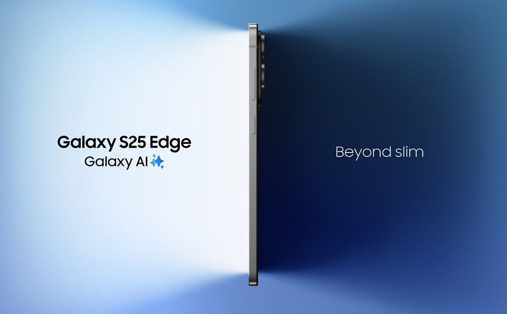 TechDogs-"An Image Announcing The Release Of The Samsung Galaxy S25 Edge"
