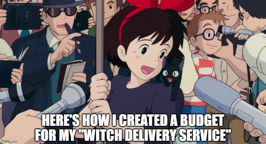 TechDogs-"How To Create A Budget For Small Businesses"-"An Image From Kiki's Delivery Service Showing Kiki Talking To Reporters"