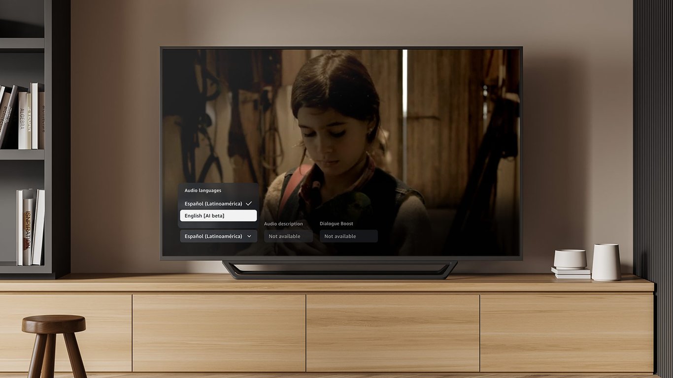 TechDogs-"An Image Depicting Amazon Prime's AI Dubbing Feature"