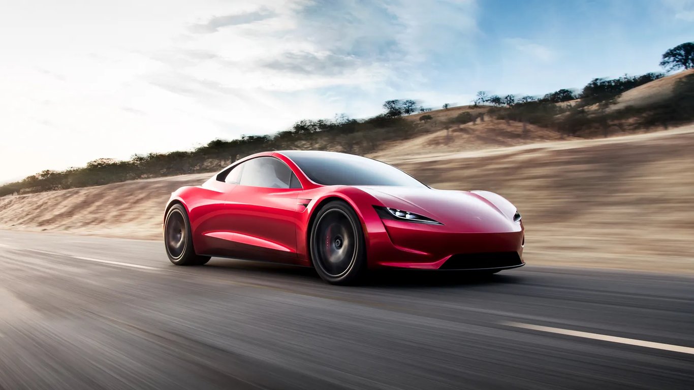 TechDogs-"An Image Of A Tesla Roadster"