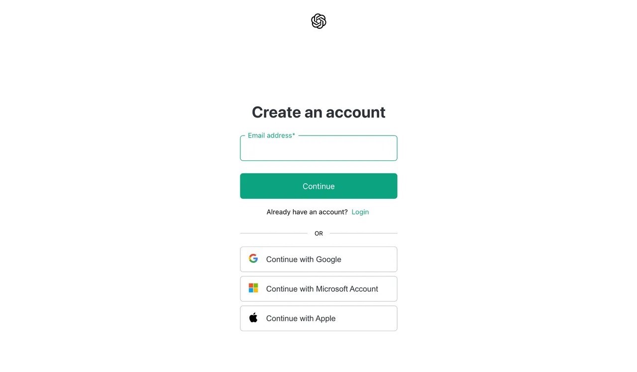 TechDogs-"Create A ChatGPT Account"-"An Image Showing ChatGPT App"