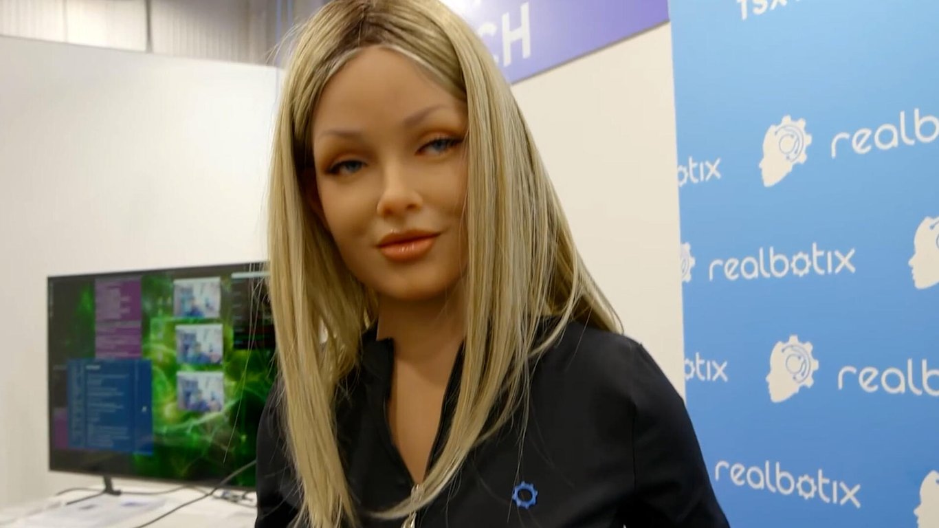 TechDogs-"An Image Of Realbotix's Aria"
