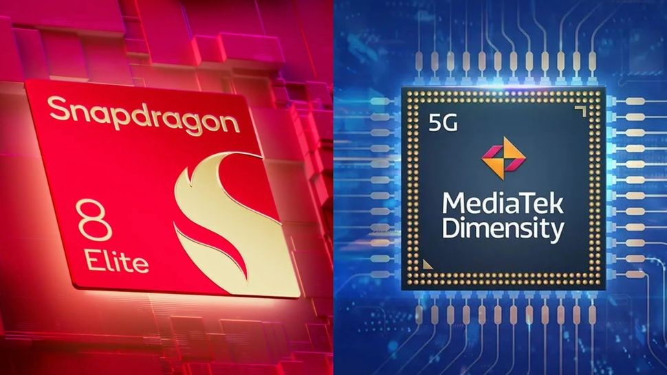 TechDogs-"MediaTek Vs Snapdragon"-"An Image With MediaTek And Snapdragon Written On Chips"
