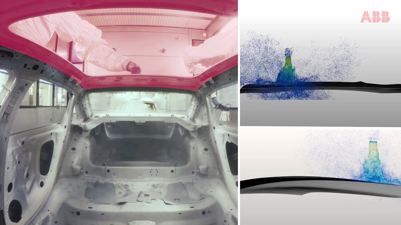 TechDogs-"An Image Of ABB's Paint Process Simulation"