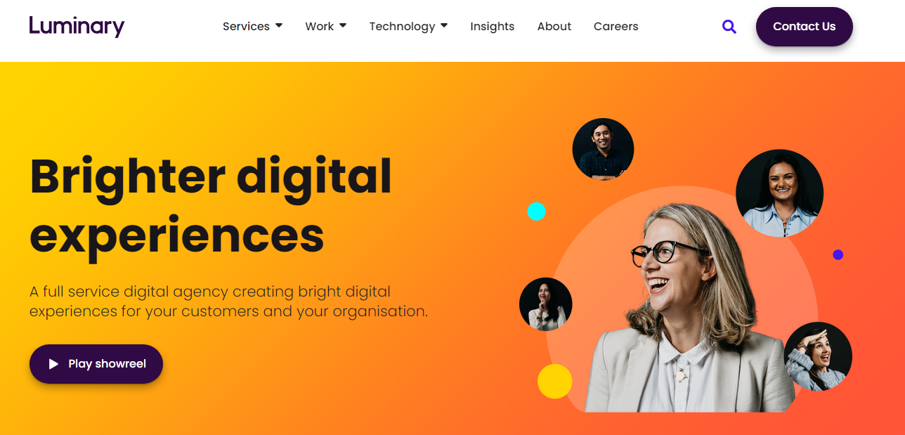 TechDogs-"Example #2: Luminary"-"A Screenshot Of The Website Of Luminary"