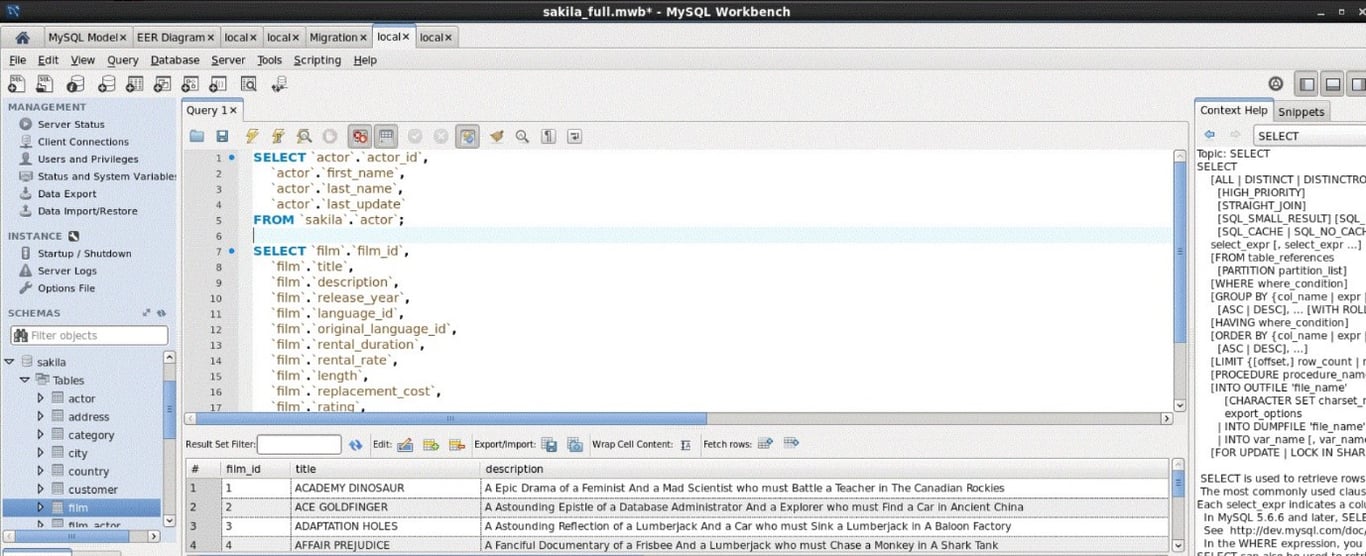TechDogs-“Tool 2: MySQL” - “A Screenshot Of MySQL Dashboard”