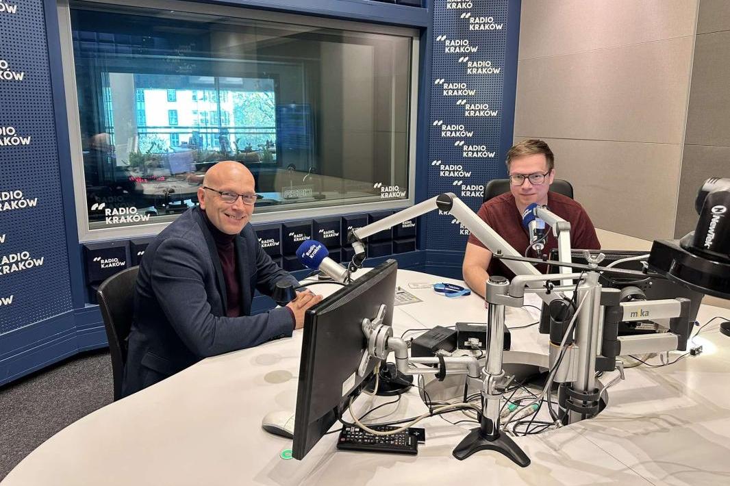 TechDogs-"An Image Of Marcin Pulit, The Editor-In-Chief Of Radio Kraków On The Program"