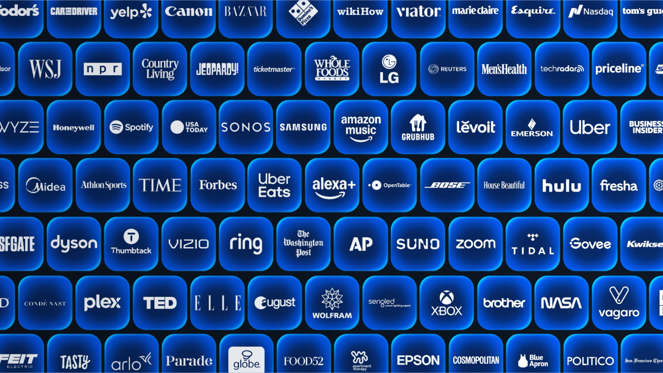 TechDogs-"An Image Depicting The Various Apps That Alexa+ Can Take Actions Across"