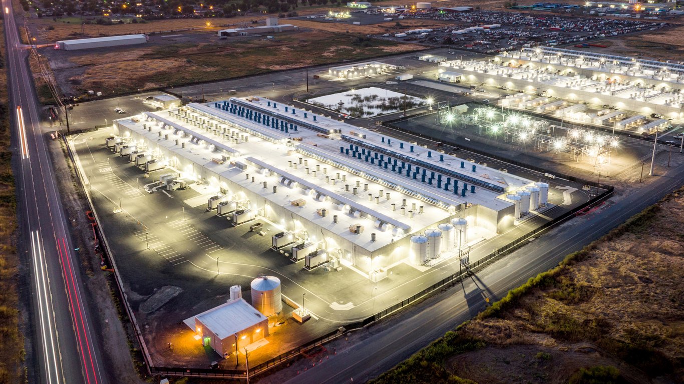 TechDogs-"An Image Of An Amazon Data Center"